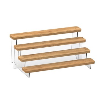 Drewniany stojak wystawowy Akrylowy stojak wystawowy dla lalki 30 cm x 11