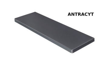 DRAKO ПОДОКОННИК МДФ ЛАМИНИРОВАННЫЙ АНТРАЦИТ толщиной. 3 см.