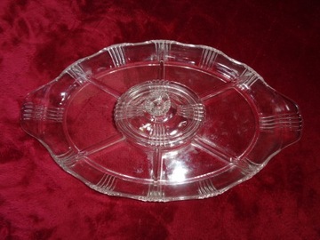 Patera kabaret półmisek szklany