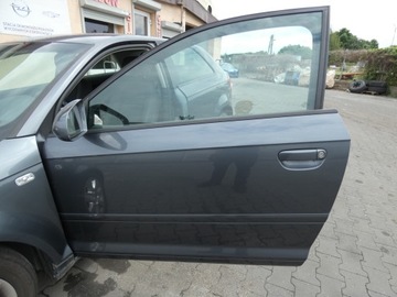 LX7Z KOMPLETNE DRZWI LEWY PRZÓD LUSTERKO AUDI A3 8P 3D 2003-2013