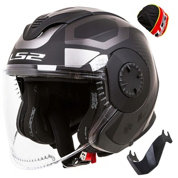 KASK OTWARTY LS2 OF570 VERSO MARKER TITAN MAT XS