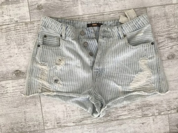 PULL BEAR * spodenki jeans szorty WYSOKI STAN_36 S