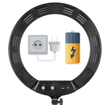 ПРОФЕССИОНАЛЬНАЯ КОЛЬЦОВАЯ ЛАМПА ДЛЯ МАКИЯЖА 45СМ 60ВТ + СУМКА