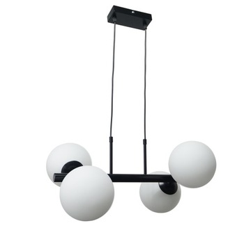 Lampa sufitowa TF4-E14-k51-cz do LED szklany klosz