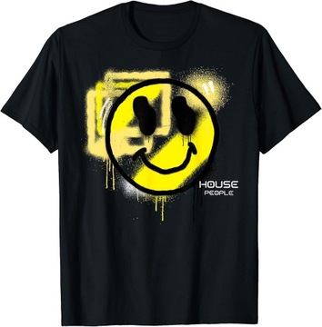 90s Rave Classic House EDM Techno House Koszulka cotton T-Shirt