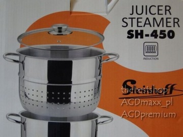 Sokownik parowar SteinHoff 8l stal