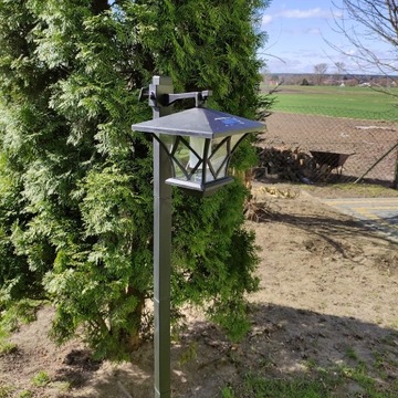 Садовая лампа на солнечных батареях LANTERN HIGH 150 см 2в1, стоячая или подвесная