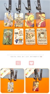 Цельный мужской держатель для визитных карточек Луффи, мультяшный аниме, кредитная карта, банковский идентификатор