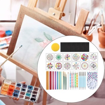 Набор инструментов для нанесения точек Mandala Rock, 42 ​​шт.