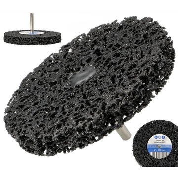 Диск для удаления ржавчины для чистки волос черных мужчин, 100 мм, прочный.