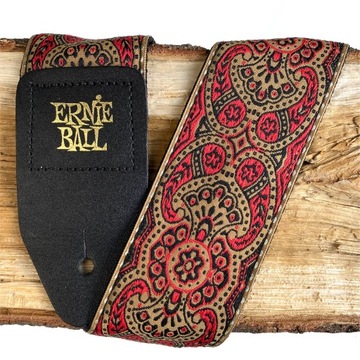Ernie Ball Crimson Paisley pasek do gitary