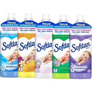 НЕМЕЦКИЙ SOFTLAN 6 X КОНЦЕНТРАТ СМЯГЧИТЕЛЕЙ ДЛЯ ТКАНИ 1 Л СМЕСЬ