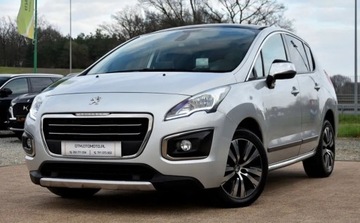 Peugeot 3008 I Crossover 2.0 HDi FAP 150KM 2016 Peugeot 3008 LED NAVI wersja ALLURE skora head...