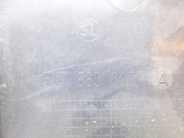 ROOMSTER 5J FACELIFT 10-15 KRYT SEDADLA ZADNÍ LEVÝ 5D