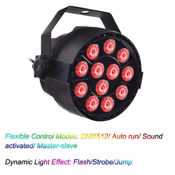 Светодиодный сценический светильник 18Вт DMX512 7 каналов