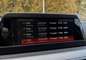 BMW Seria 5 G30-G31 Touring 520d 190KM 2019 BMW Seria 5 2.0D 190KM automat gwarancja FULL LED AUTOMAT navi 2.0, zdjęcie 34