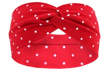 OPASKA DAMSKA NA GŁOWĘ WIOSENNA/LETNIA TURBAN DO WŁOSÓW BAWEŁNIANA OPASKA