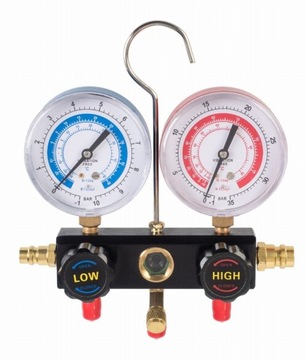 Климатический тестер AZOT HYDROGEN R134a, манометры для поиска утечек