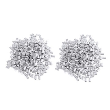200 pieces aluminum fishing double barrel