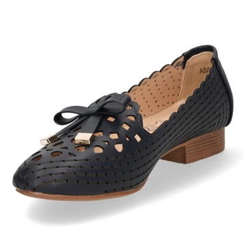 АЖУРНЫЕ БАЛЕТКИ ЖЕНСКИЕ С ЛУКОМ, УДОБНЫЕ, НА ПЛОСКОМ КАБЛУКЕ, размер 39