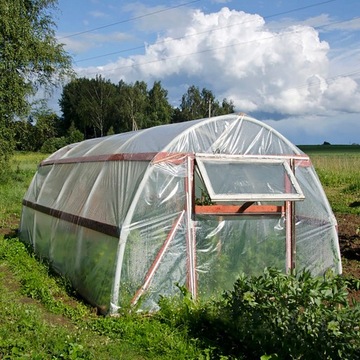 ПРОЗРАЧНАЯ ТЕПЛИЧНАЯ ПЛЕНКА ТОЛЩИНОЙ ПЭ 3×6М