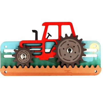 TRAKTOR RUCHOMY ZĘBATKI DO TABLICY MANIPULACYJNEJ