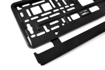 2 РАМКИ ДЛЯ НОМЕРНЫХ ЗНАКОВ, ЧЕРНЫЕ, 2 комплекта. винты БЕСПЛАТНО