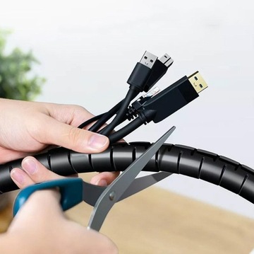 ГИБКАЯ КРЫШКА КРЫШКА-ОРГАНИЗАТОР КАБЕЛЯ ЗАЖИМ 2м.