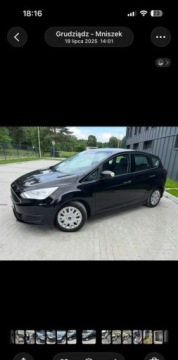 Ford C-MAX II Grand C-MAX Facelifting 1.0 EcoBoost 100KM 2017 Ford C-MAX BDB stan Serwis Klima oplacony Zamiana Benzyna 100KM, zdjęcie 4