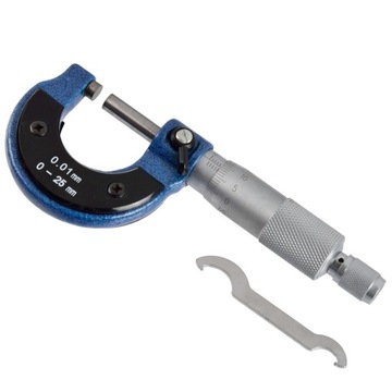 ВНЕШНИЙ АНАЛОГОВЫЙ МИКРОМЕТР GEKO 0-25 мм 0-01 мм С НОНИУСОМ G01486