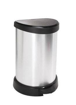 Curver Kosz na śmieci metalizowany 20L