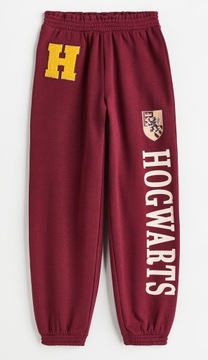 H&M spodnie dresowe joggery dziewczęce Hogwatrs Harry Potter 158, 12-13l