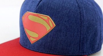 Czapka z daszkiem męska młodzieżowa Superman DC-Comics 55-60 Logo SNAPBACK