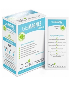 Biofarmacja BIOMAGNEZ 300mg 30 saszetek