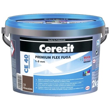 CERESIT CE40 chocolate 58 2 kg fuga wodoodporna