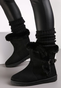 Черные зимние ботинки 39