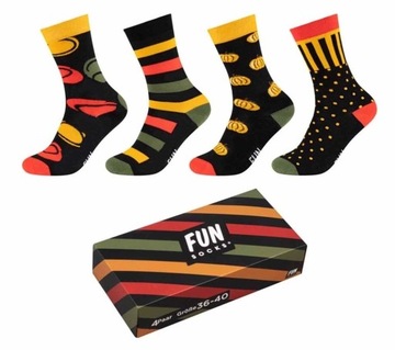 FUNSOCKS Autumn Skarpety skarpetki 4 pary 41-46