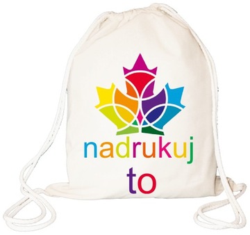 РЮКЗАК СУМКА, РЮКЗАК ИЗ ХЛОПКА С ПРИНТОМ