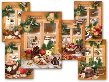 Открытка Рождественская открытка Рождество 1 штука