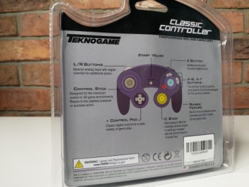 Классический контроллер для Wii и Gamecube Teknogame Purple Pad Wired