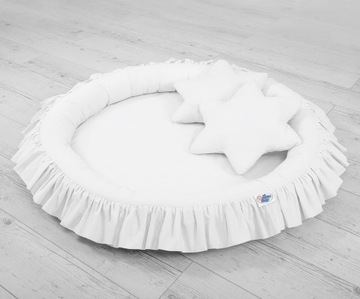 Комплект: Подвесной балдахин, подставка для подушки, белый.