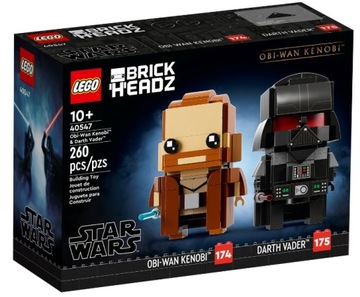 LEGO 40547 BrickHeadz Оби-Ван Кеноби и Дарт Ви