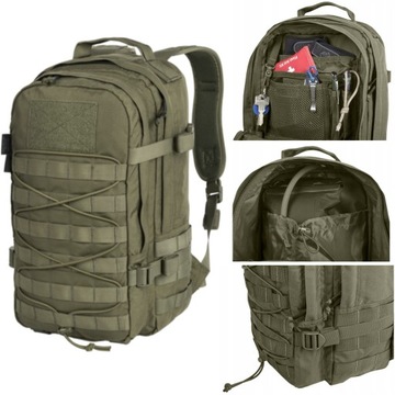 Plecak Męski Damski Do Pracy Turystyczny Helikon RACCOON Mk2 Olive 20L