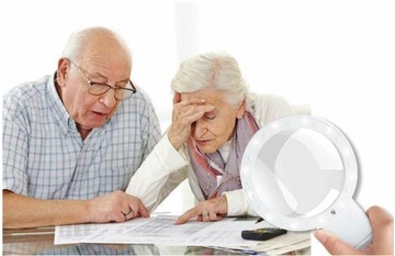 30-кратная УЛУПА ДЛЯ ЧТЕНИЯ С 12 СВЕТОДИОДАМИ