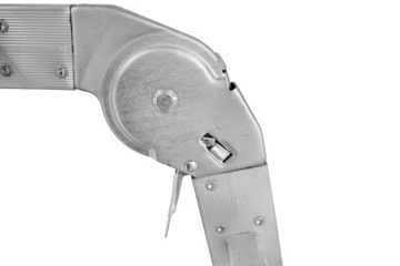 Шарнирно-сочлененная многофункциональная складная лестница АЛЮМИНИЙ 4x3 С ПЛАТФОРМОЙ BAULICH