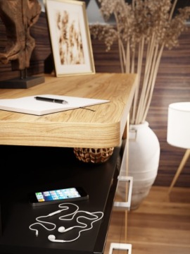 FORTE TOULOUSE BLACK Спальня 1 кровать с ящиком для хранения вещей