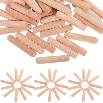 DREWNIANY KOŁEK WPUSZCZANY I CZOPOWY