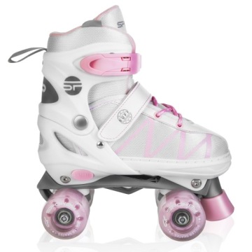 SPOKEY Регулируемые роликовые коньки розовые BUFF размер 38-41