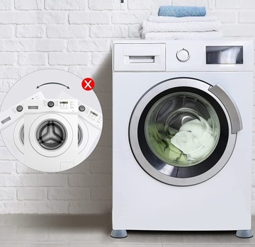 ПОДКЛАДКИ КОВРИКИ ДЛЯ СТИРАЛЬНОЙ МАШИНЫ ПОСУДОМОЕЧНАЯ МАШИНА, ПРОТИВСКОЛЬЗЯЩИЕ, ПРОТИВОШОКОВЫЕ, РЕЗИНОВЫЕ 4 шт.