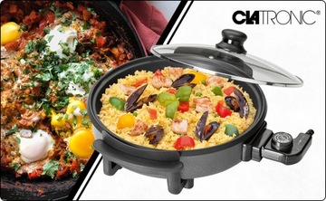 ЭЛЕКТРИЧЕСКАЯ ТЕФЛОНОВАЯ СКОВОРОДА Clatronic PP 3401
